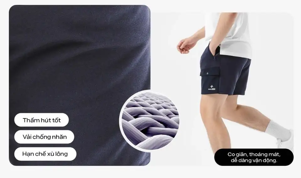 Quần shorts đa năng, lý tưởng cho dạo phố, mặc nhà, du lịch