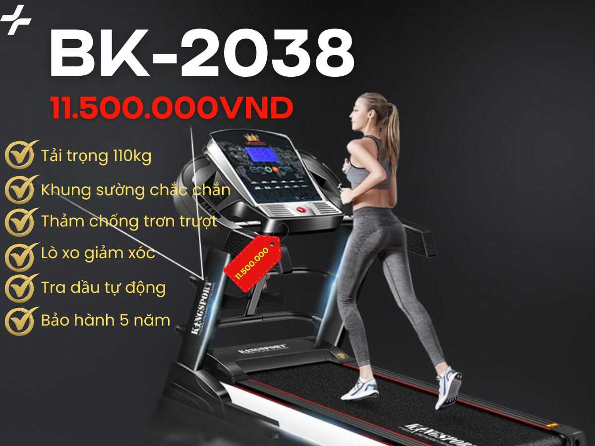 Máy chạy bộ từ 10 - 15 triệu động cơ khỏe phù hợp tập luyện đa dạng cho cả gia đình