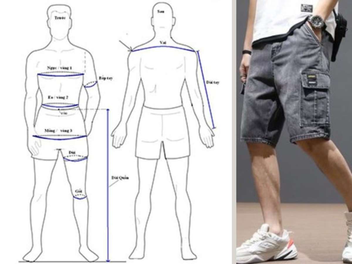 Cách đo số đo 3 vòng cho nam tại nhà đơn giản 