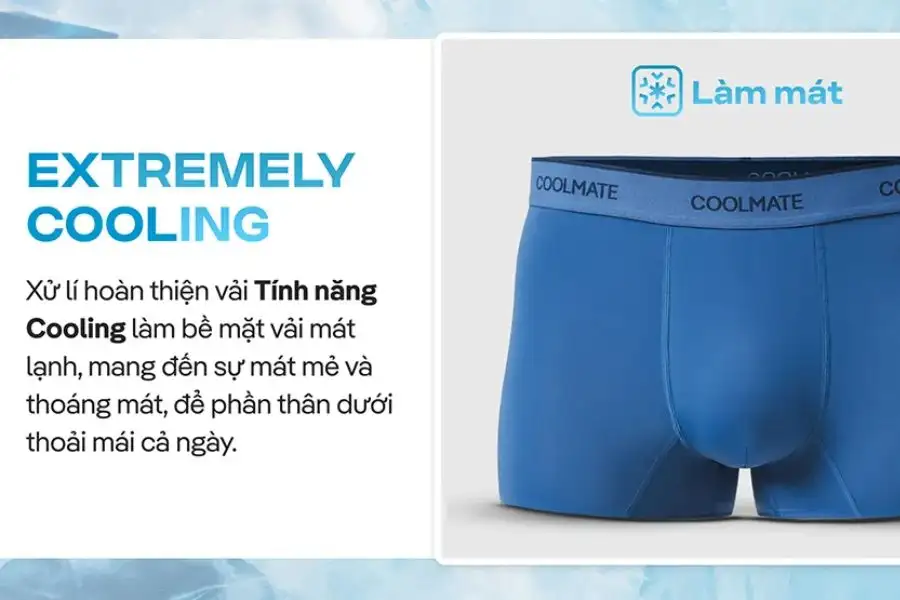 Quần Lót Nam Trunk, kiểu dáng hiện đại, gọn gàng, hỗ trợ tối ưu