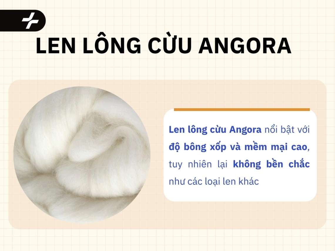 Len lông cừu Angora