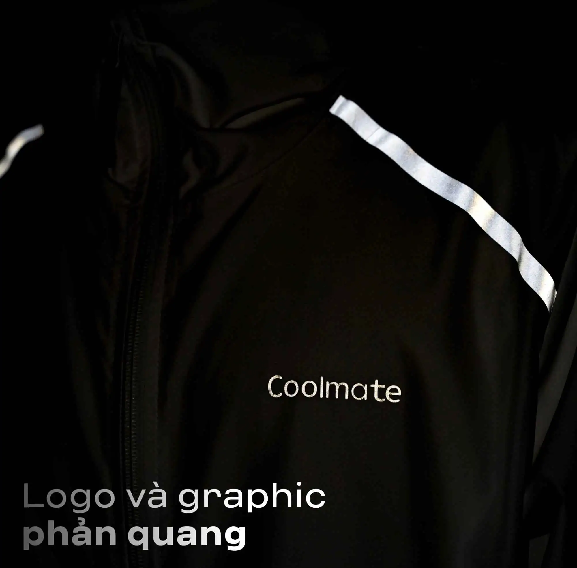 Chi tiết logo và graphic phản quang