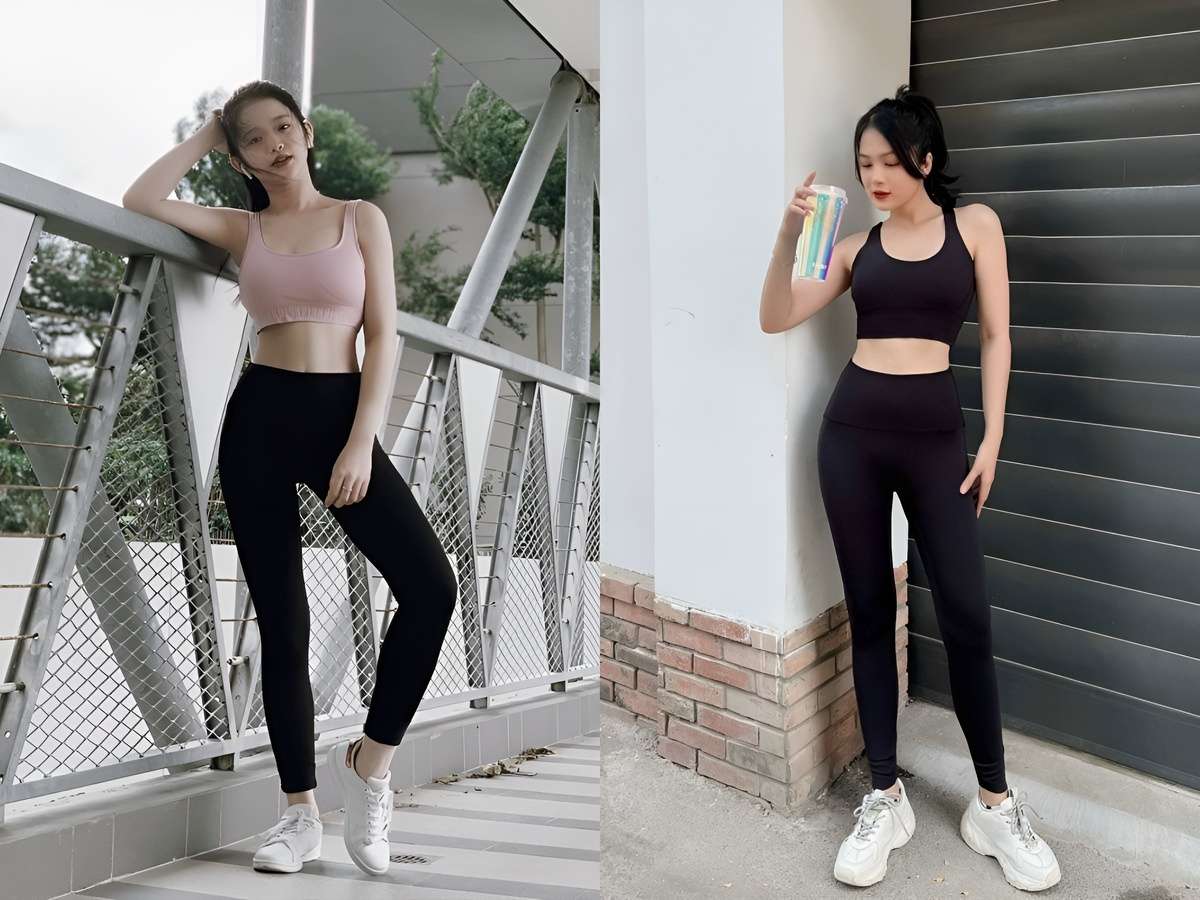 Dùng sneaker thời trang để đi tập với legging gym được không?