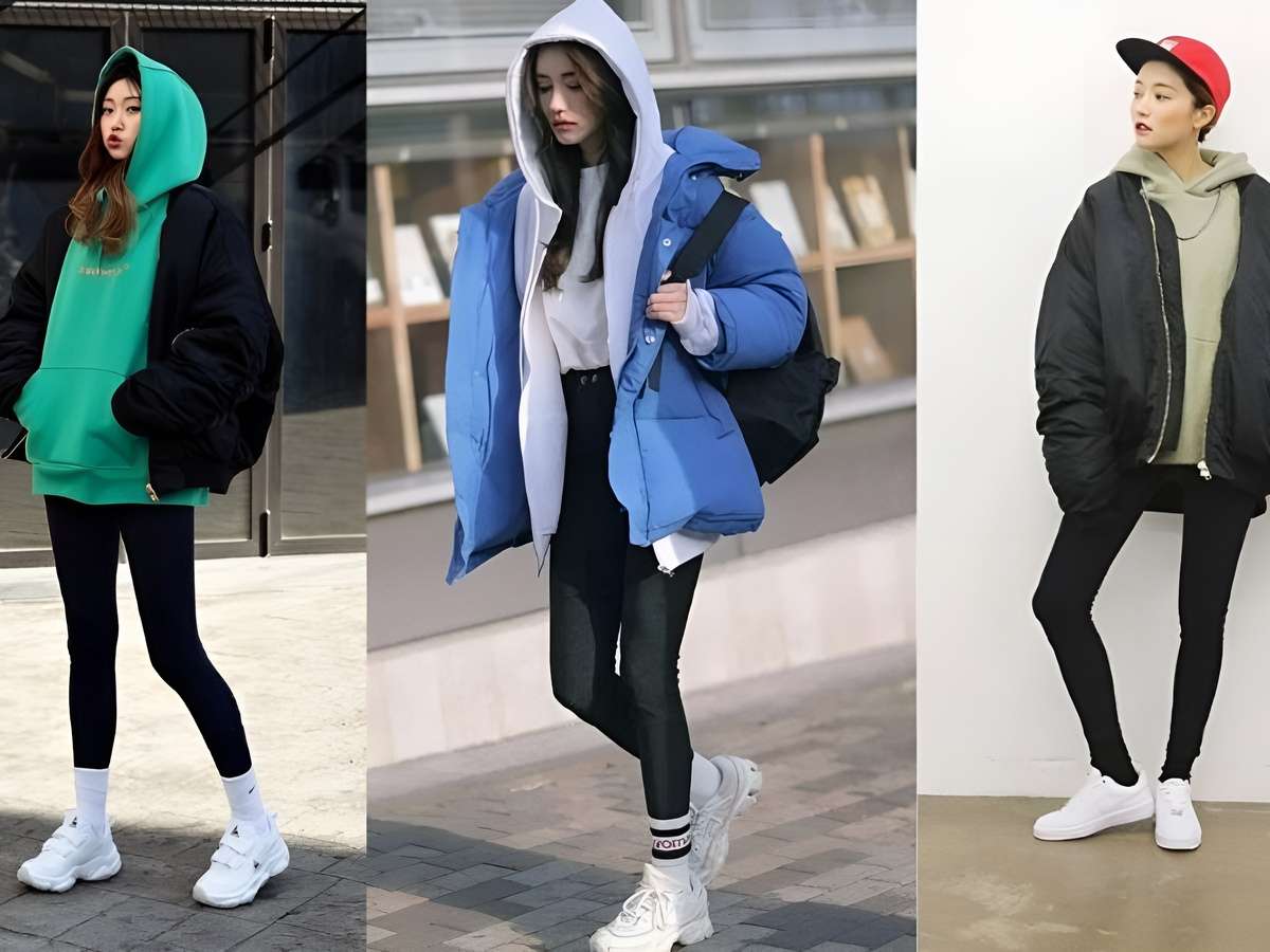 Outfit cuối tuần thoải mái cùng quần legging