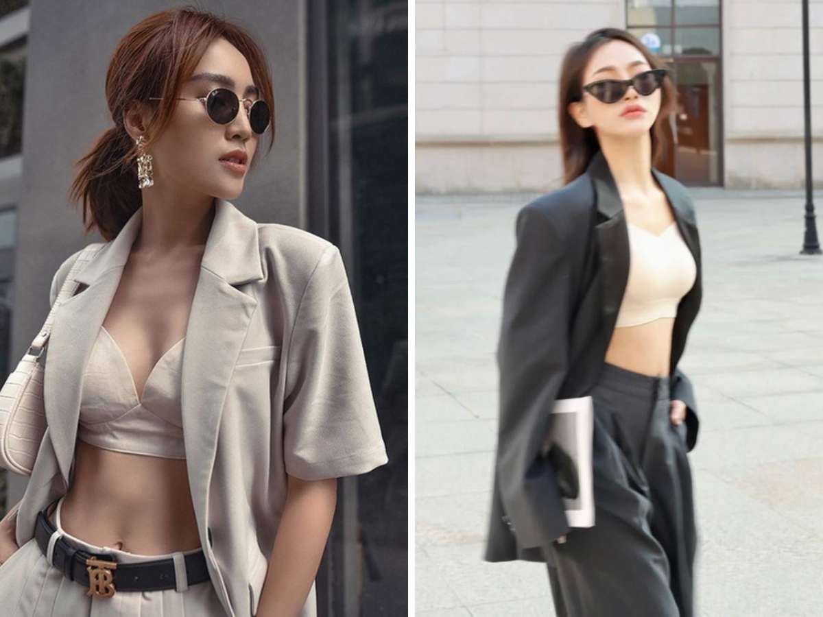 Gợi ý cách phối đồ với bra thể thao đi làm, đi cafe cực kỳ cuốn hút 