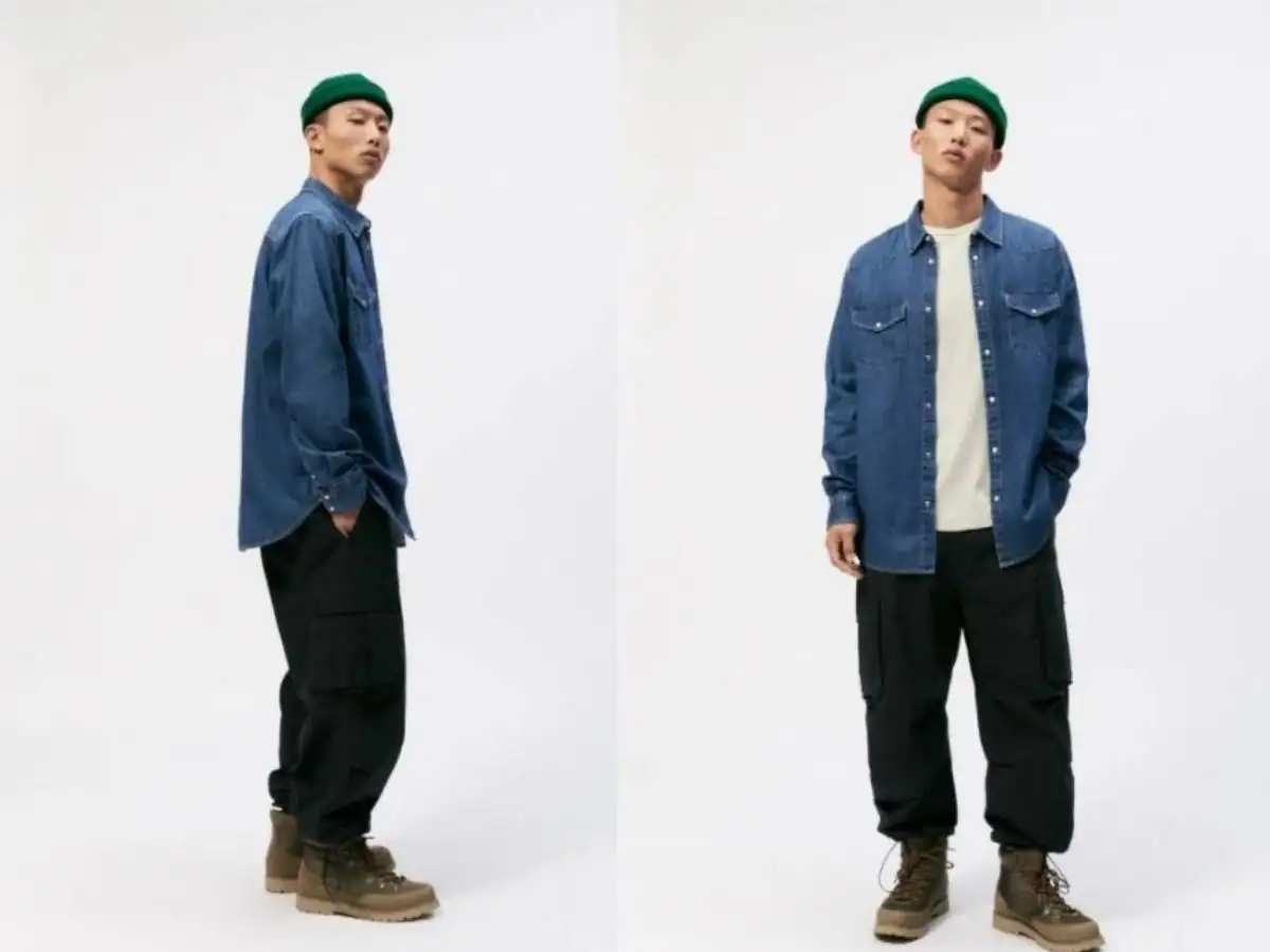 Outfit này mang đậm tinh thần mạnh mẽ và phóng khoáng