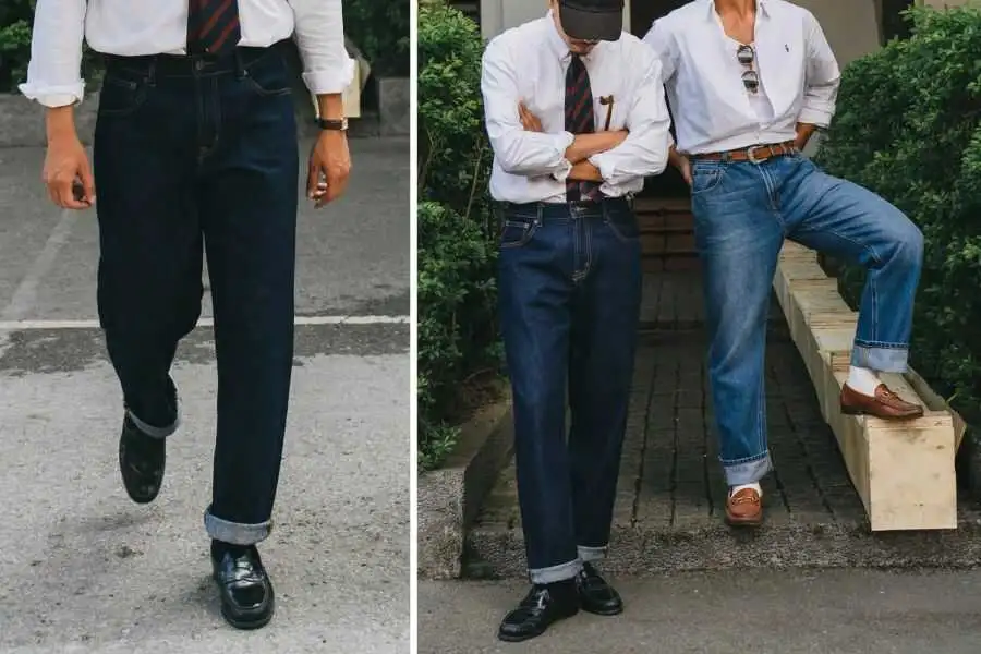Quần jeans dáng suông, dễ phối đồ cho mọi phong cách