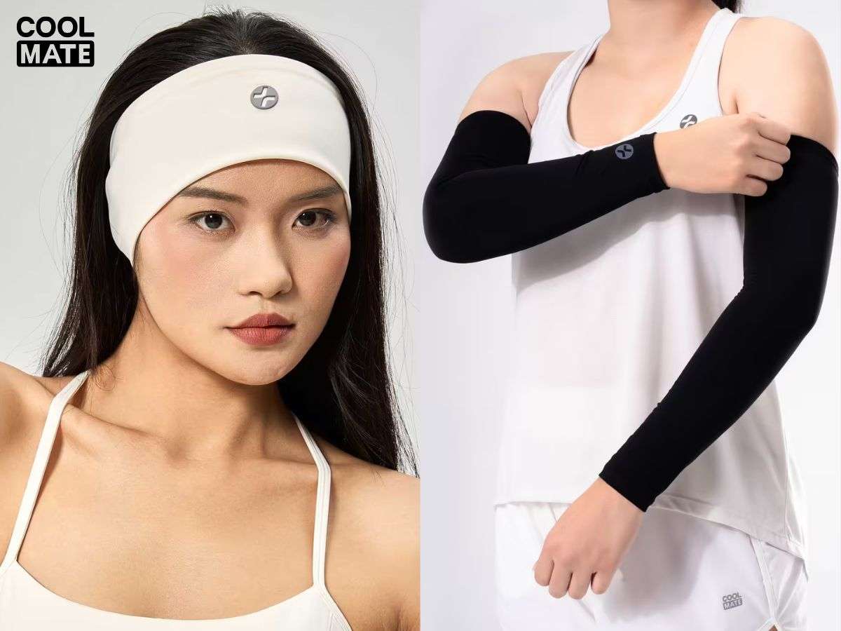Lựa chọn băng đô, găng tay chống nắng phù hợp với từng buổi chạy