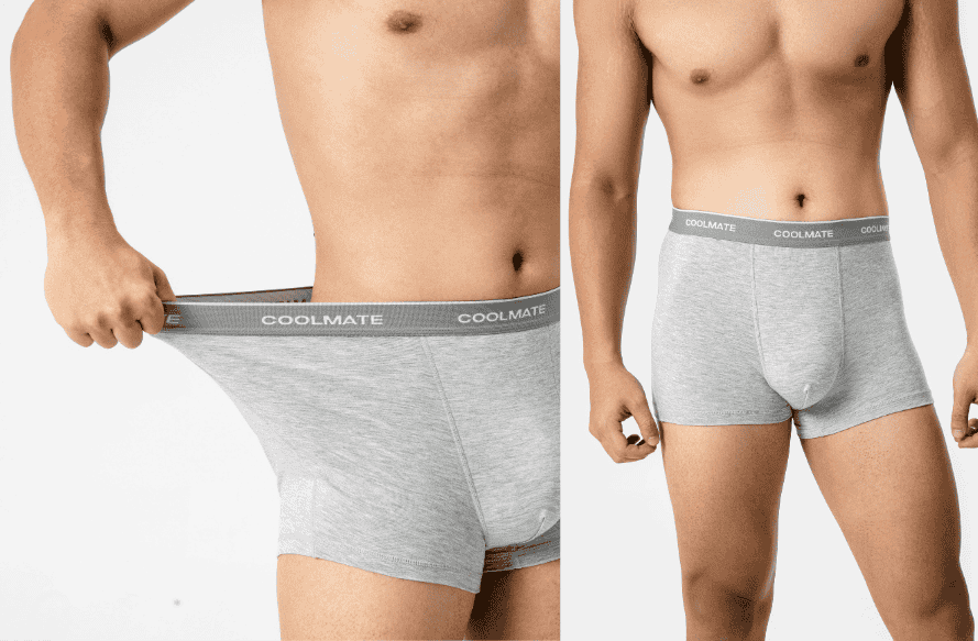 Pack 3 Quần Lót Nam Trunk Modal Melange