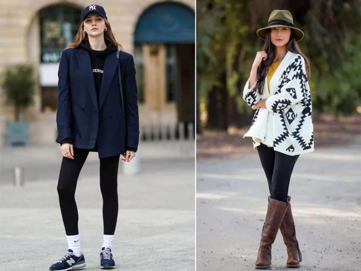 Quần legging dần trở thành item đa năng, xuất hiện trong mọi tủ đồ 