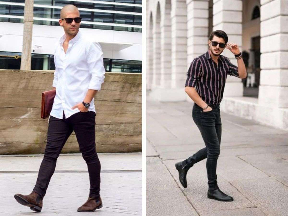 Phối Chelsea boots với quần jeans ôm là cách đơn giản nhưng hiệu quả