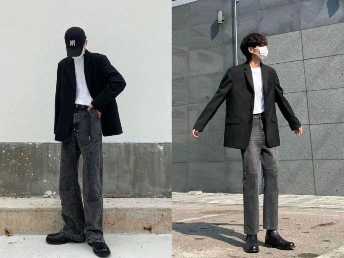 Quần jeans ống đứng (straight leg) mang lại sự thoải mái và vẻ ngoài chững chạc