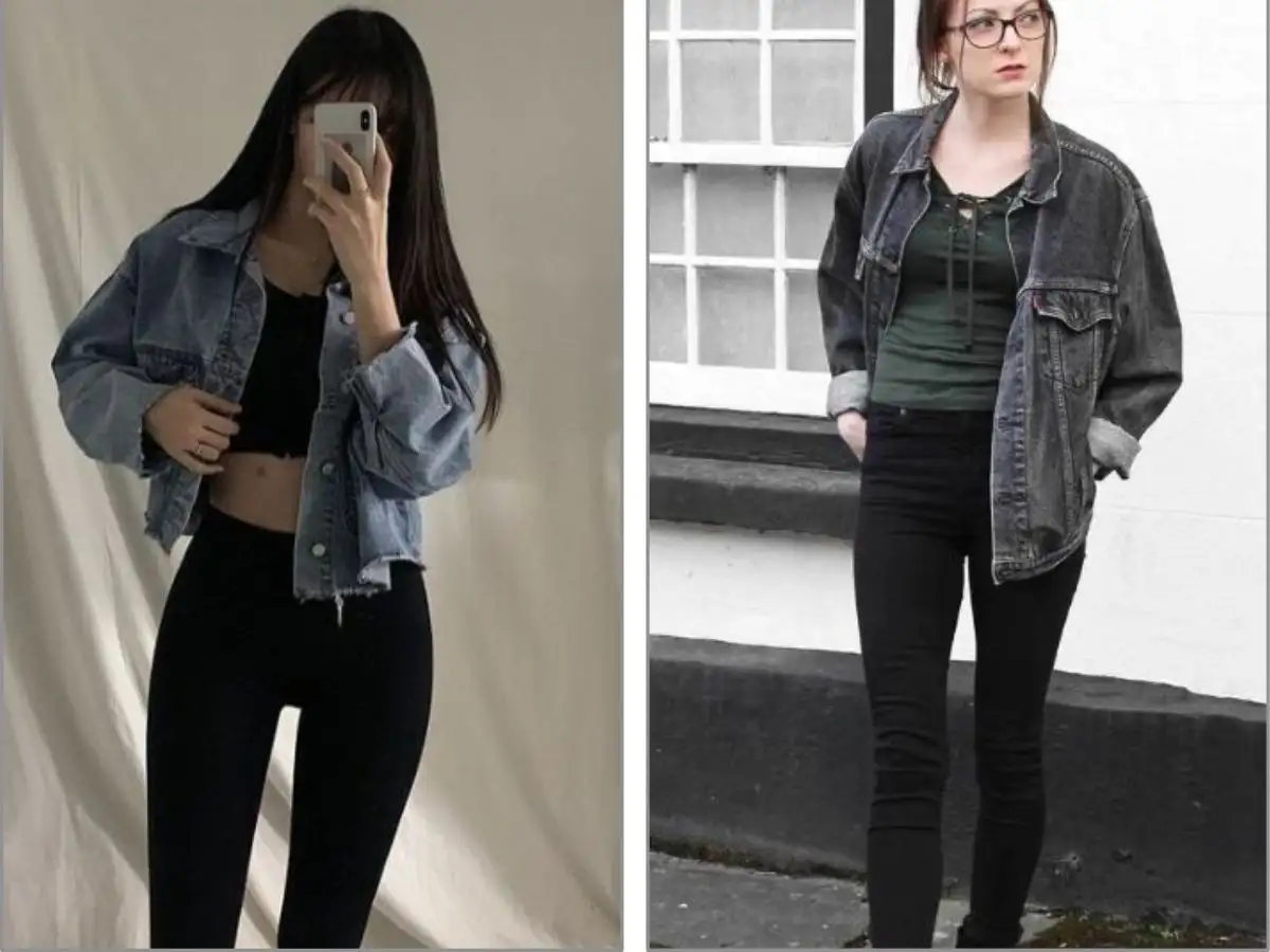 Combo này mang đến tổng thể cool ngầu, mạnh mẽ