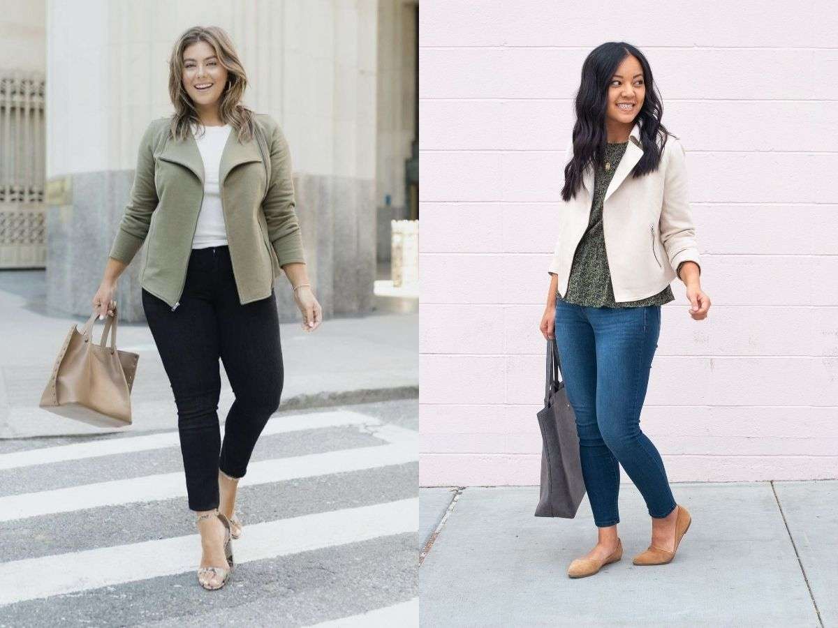 Legging và áo blazer