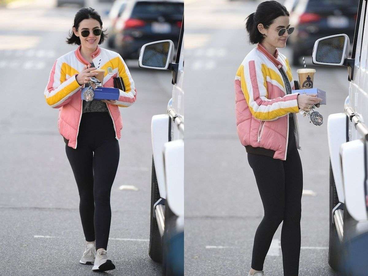 Legging và áo bomber