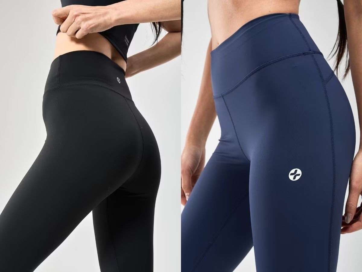 Quần legging cạp cao giúp gom gọn vòng eo