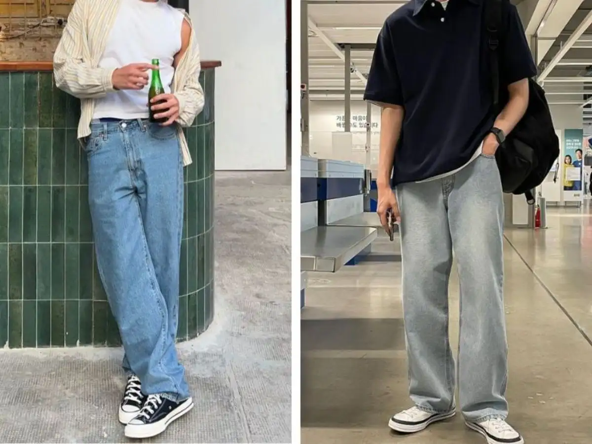 Straight-leg jean