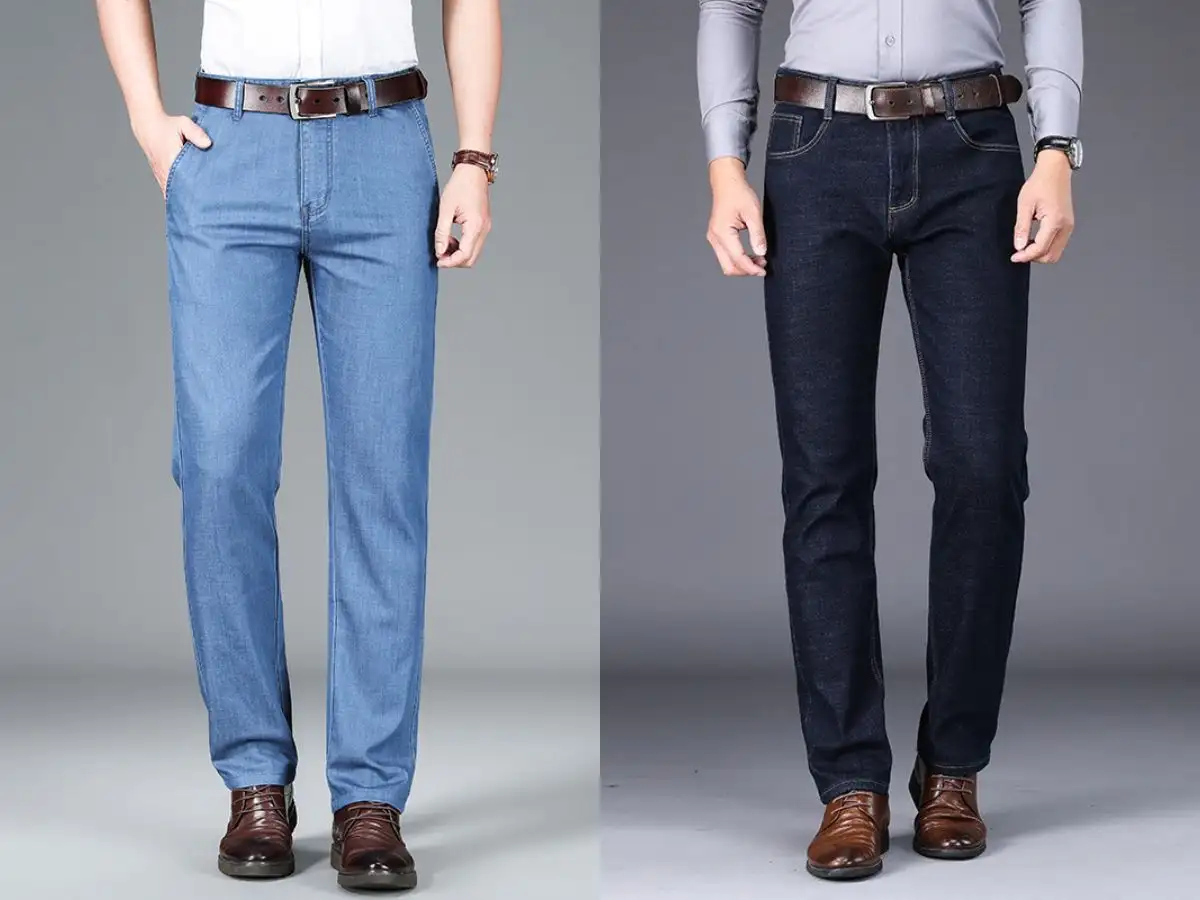 Quần jeans ống đứng cho nam trung niên