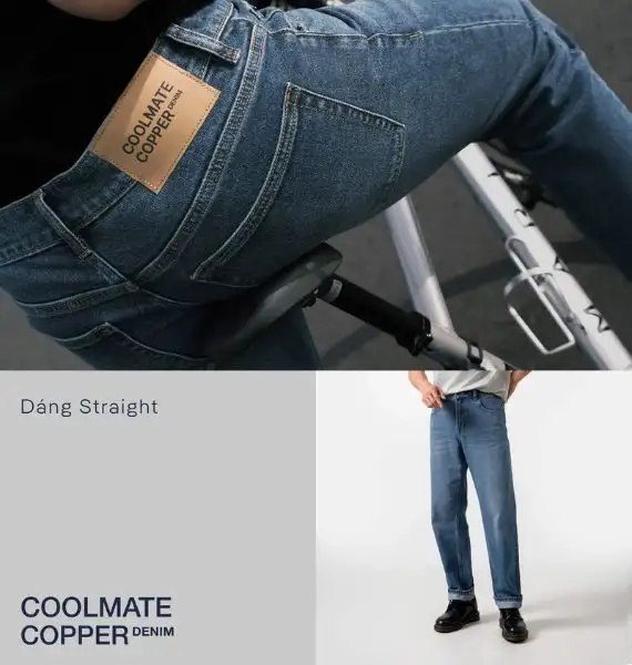 Quần Jeans Copper Denim, cổ điển, bền bỉ, thân thiện môi trường
