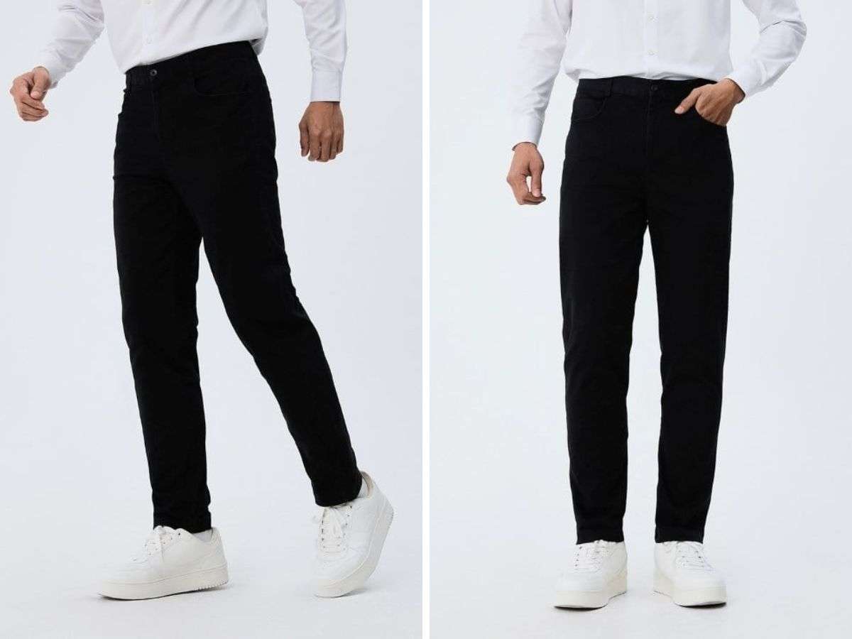 Mẫu quần nam kaki Branded 32 Đen