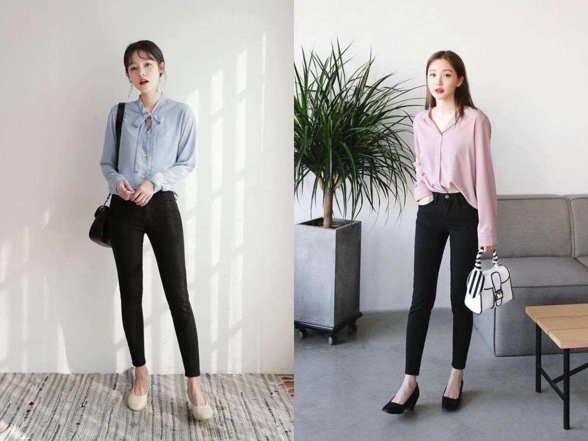 Có nên kết hợp quần legging với áo sơ mi không