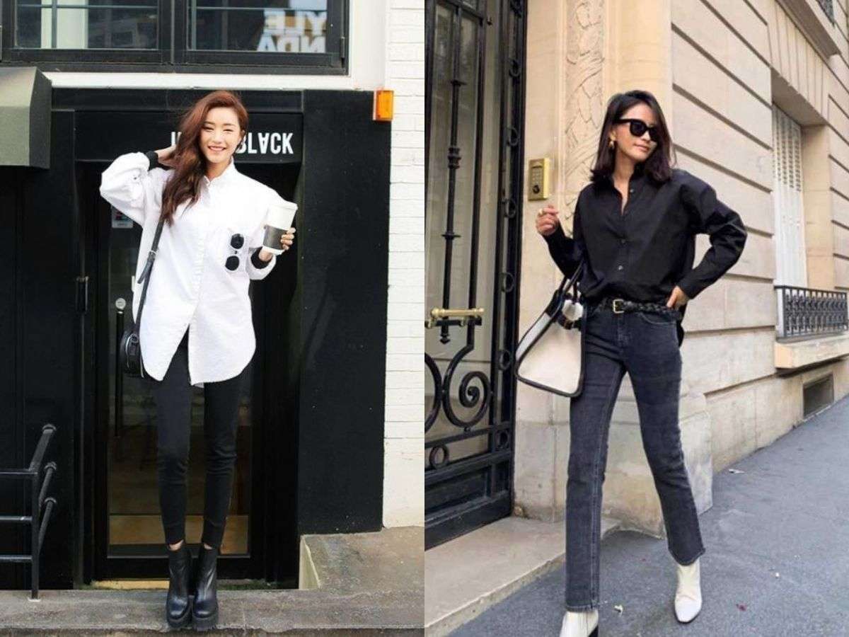 Legging và Sơ mi phù hợp với những dịp nào