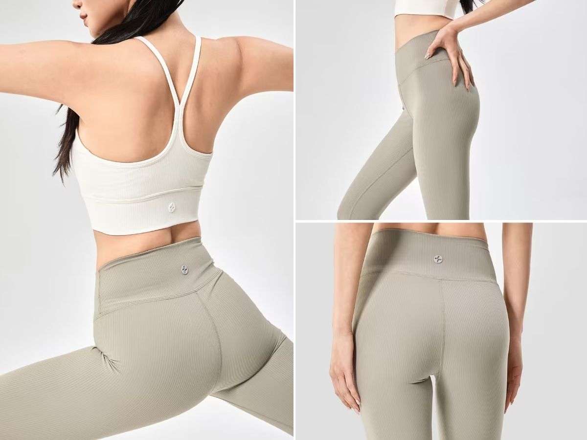 Hình 3: Quần Legging Ribbed mang lại cảm giác êm ái cho nàng
