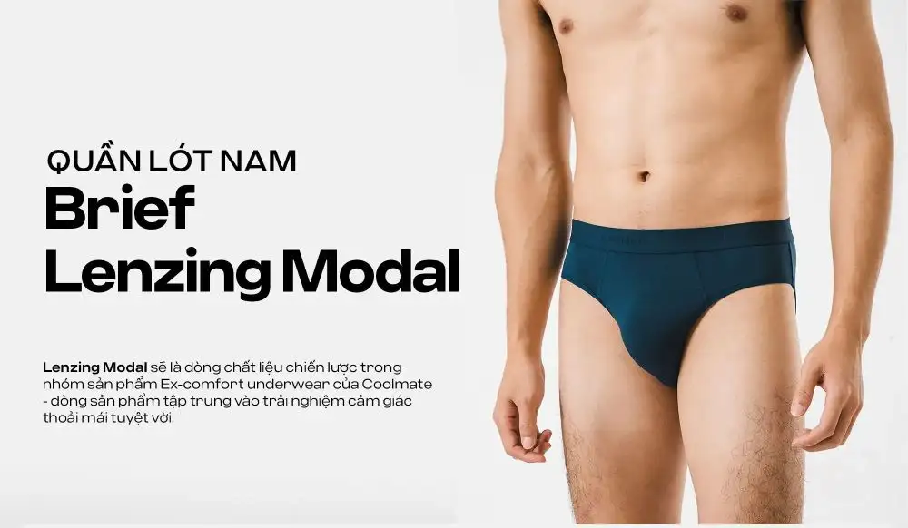 Quần lót nam Brief Lenzing Modal