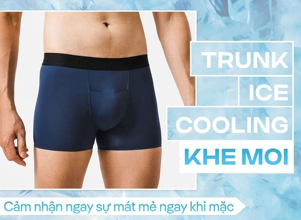 Quần lót nam Trunk Ice Cooling tại Coolmate
