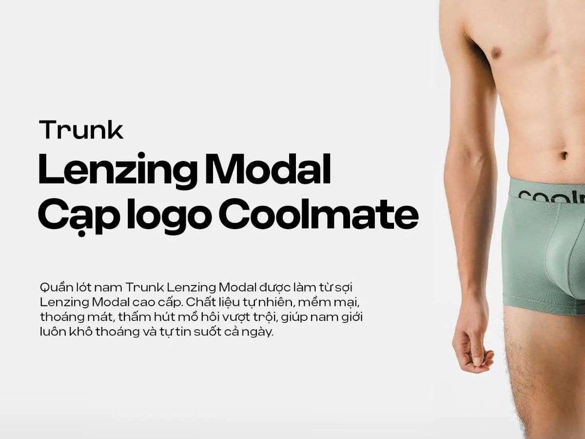 Quần Lót Nam Trunk Lenzing Modal