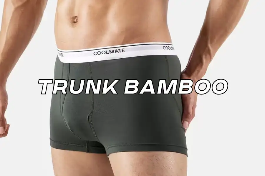 Quần Lót Nam Trunk Bamboo, kháng khuẩn, thoáng mát, co giãn