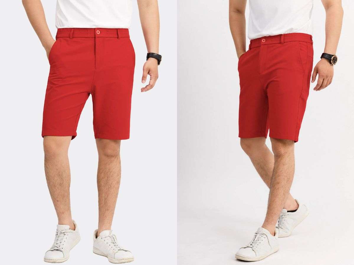 Gợi ý hoàn chỉnh outfit với quần short đỏ cho dịp Tết