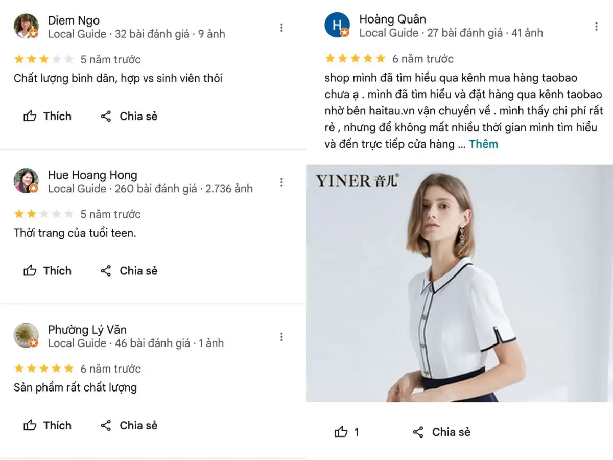 Đánh giá chân thực của khách hàng về May Boutique