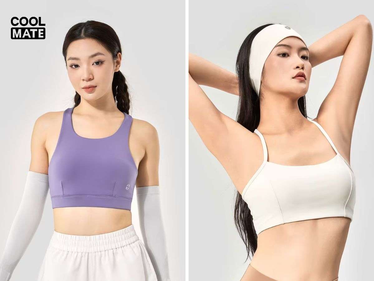 Sport bra phù hợp sử dụng khi tập luyện thể thao