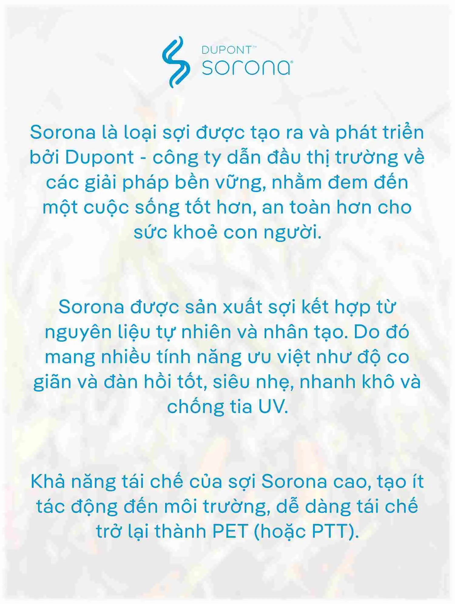 Sợi sorona là gì? Ứng dụng cho các sản phẩm tại Coolmate