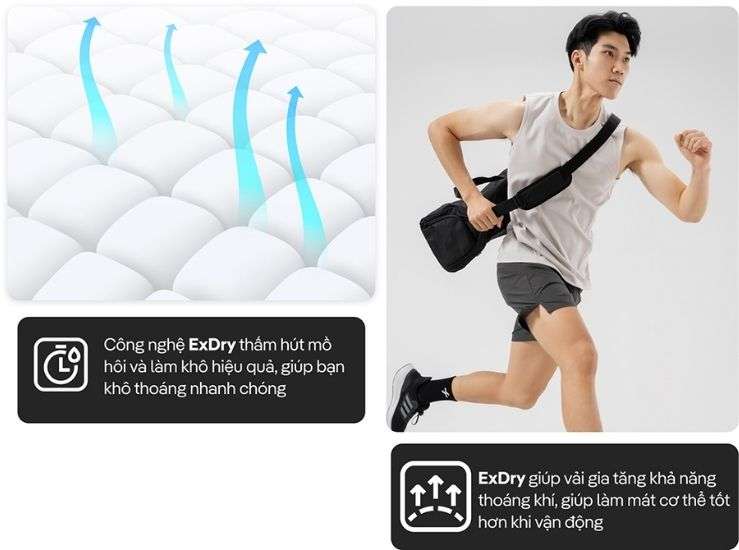 Quần short co giãn, lưng thun ôm vừa vặn, thiết kế tối giản