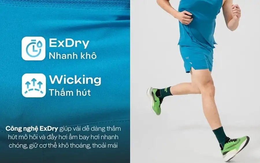 Quần shorts 5 inch, cân bằng giữa che chắn và linh hoạt cho runner
