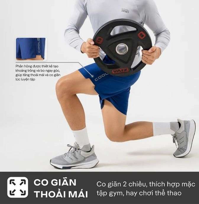 Quần short 5 inch Regular Fit tối ưu cho vận động