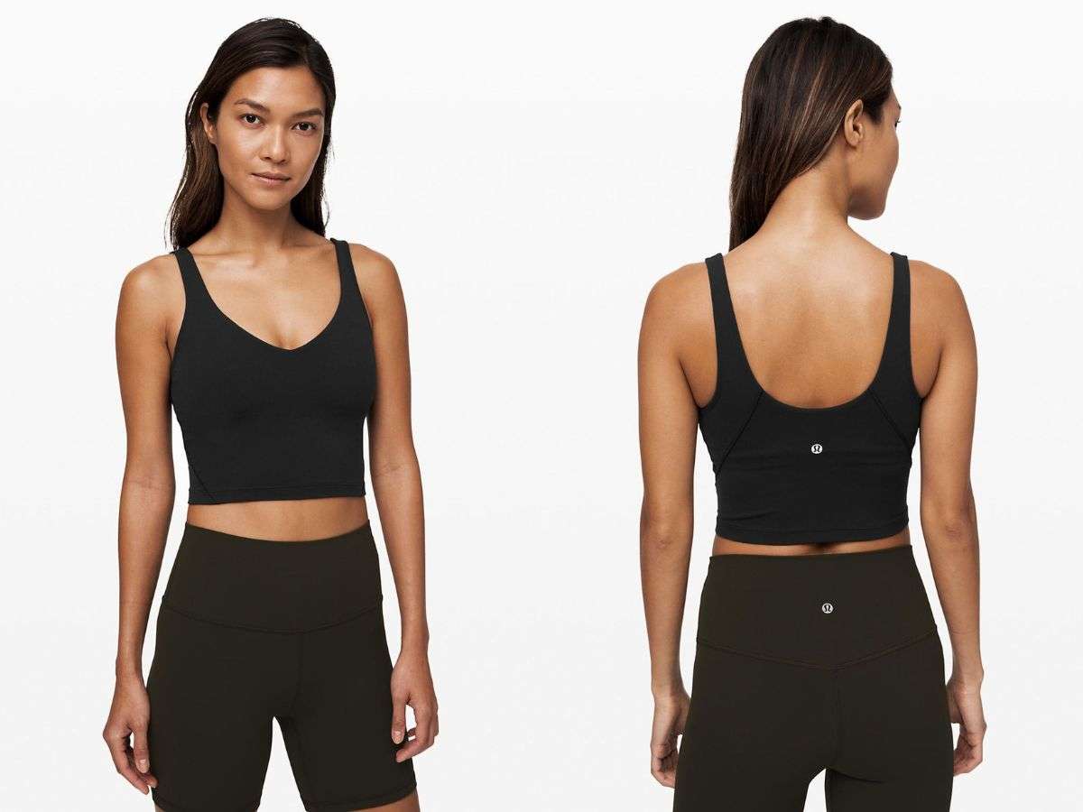 Bra Lululemon nổi bật với chất liệu mềm mịn và form dáng ôm cơ thể tự nhiên