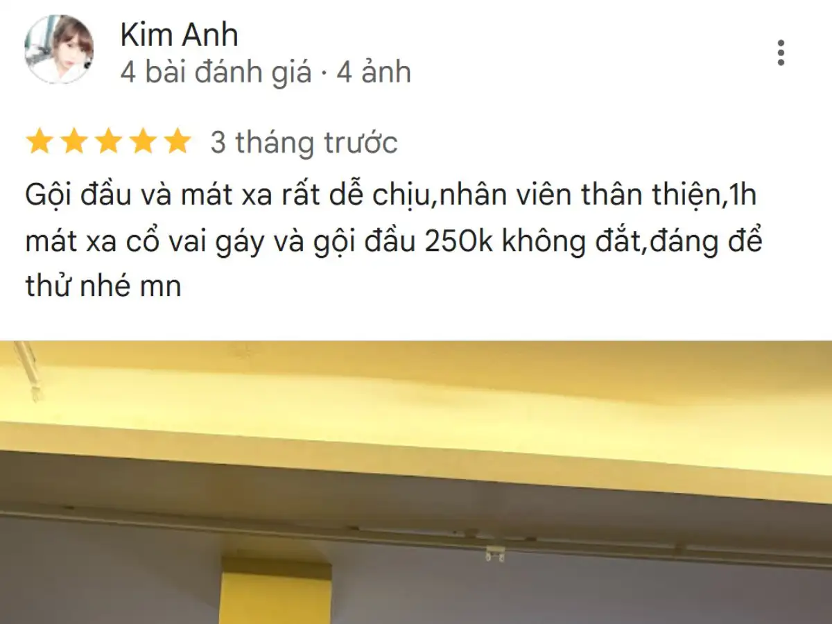 Đánh giá của khách hàng khi trải nghiệm dịch vụ tại Gội đầu dưỡng sinh Phố Cổ & Spa