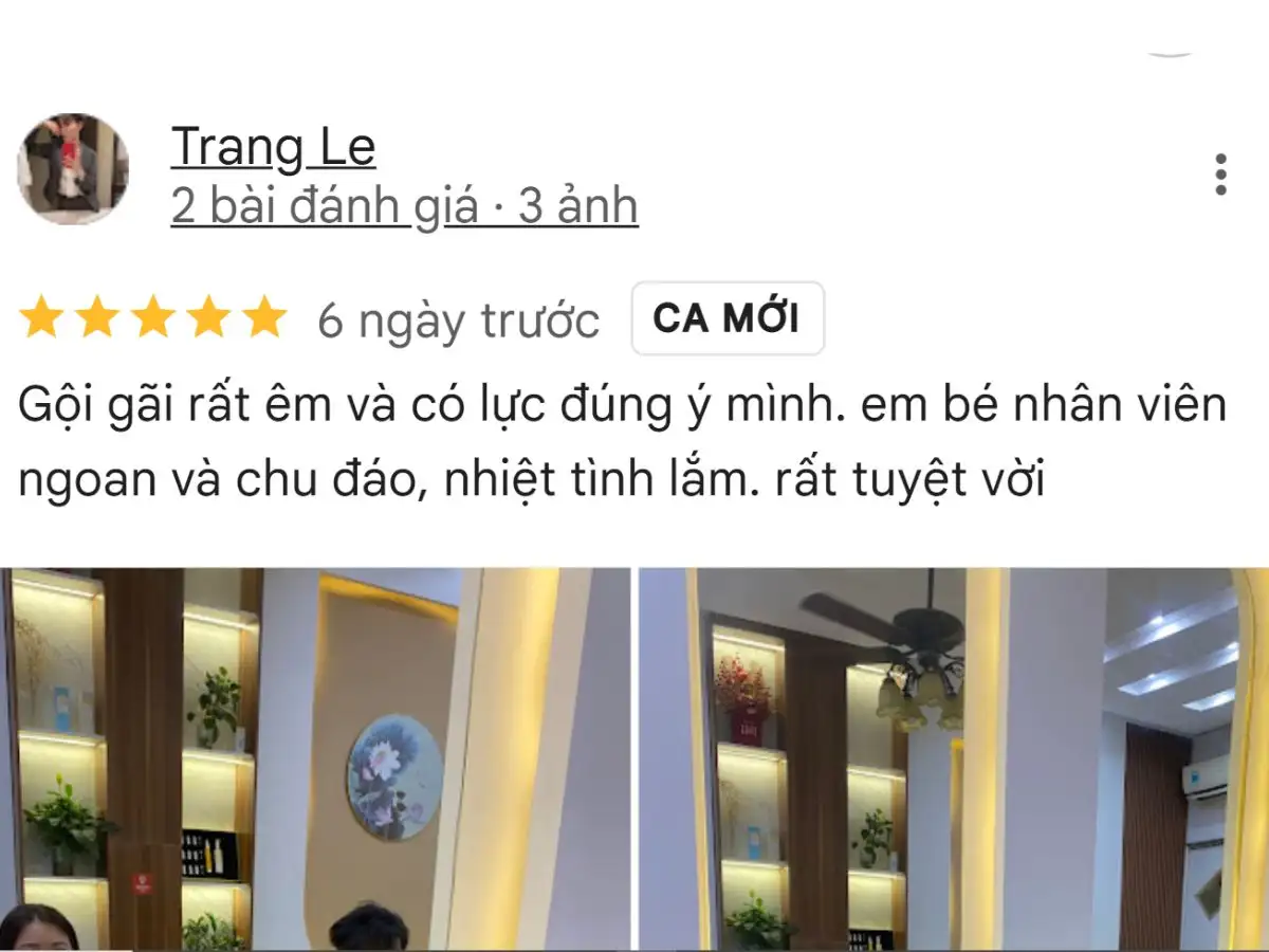 Đánh giá của khách hàng khi trải nghiệm dịch vụ tại Mudra House