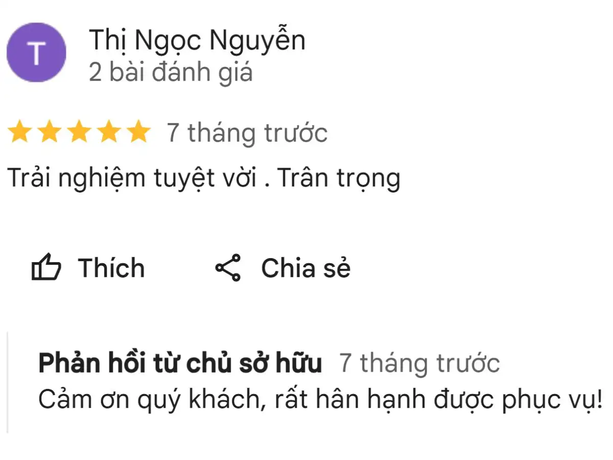 Đánh giá của khách hàng khi trải nghiệm dịch vụ tại Oliu Spa