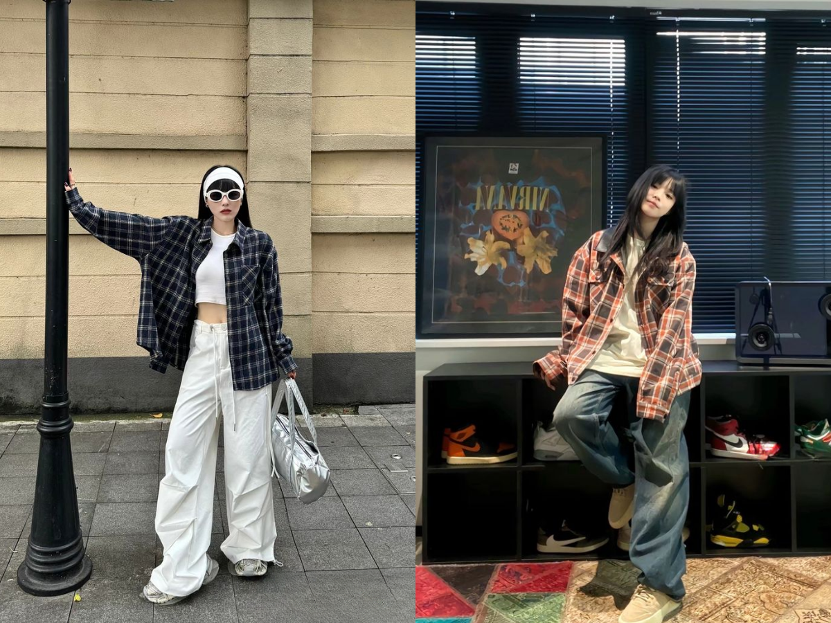 Phong cách Grunge trẻ trung, phá cách