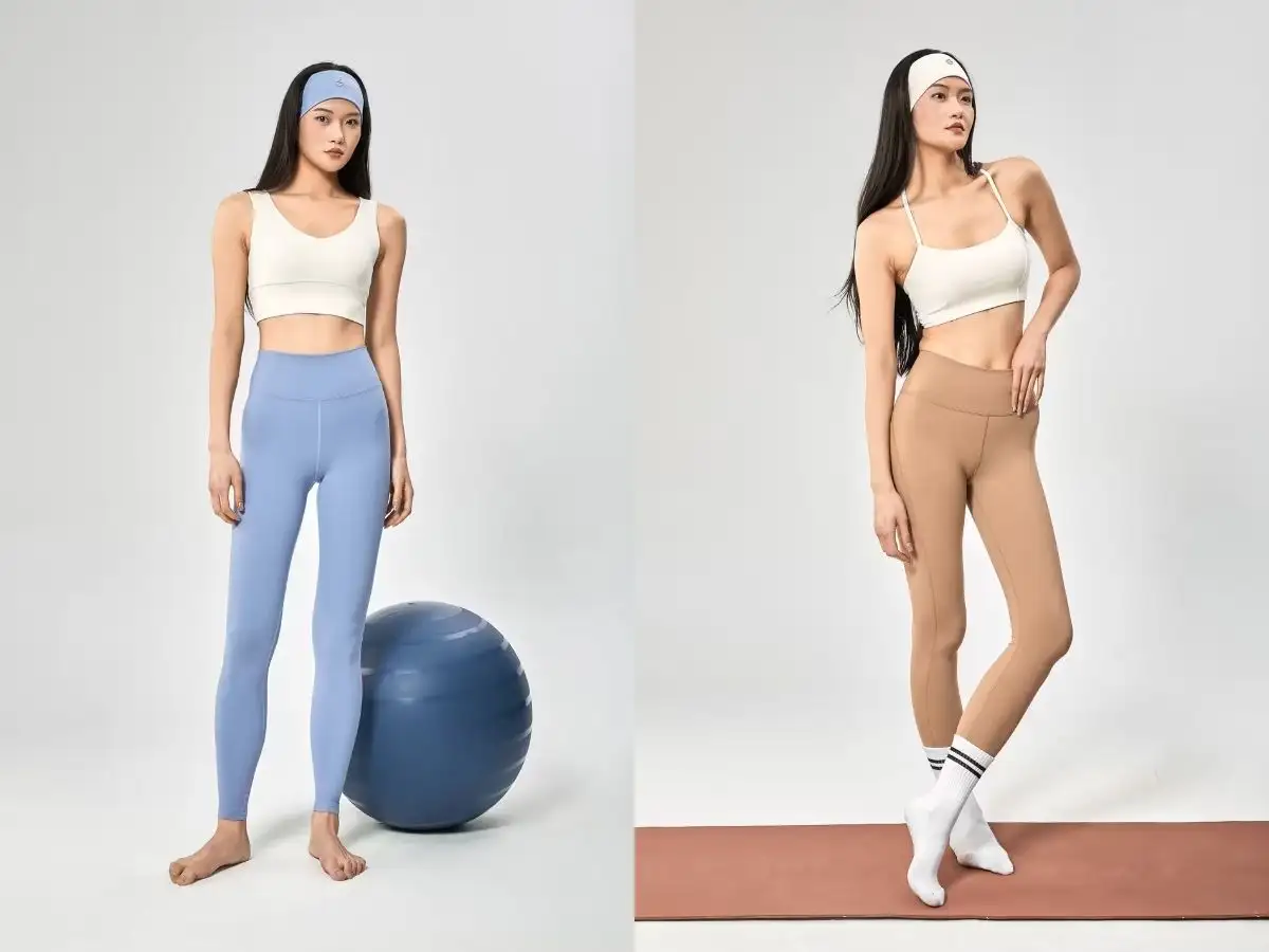 Áo bra phối quần legging năng động