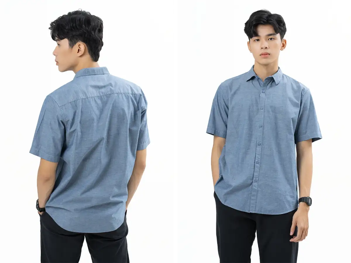  Áo sơ mi nam Oxford tay cộc mang lại sự thoải mái khi mặc