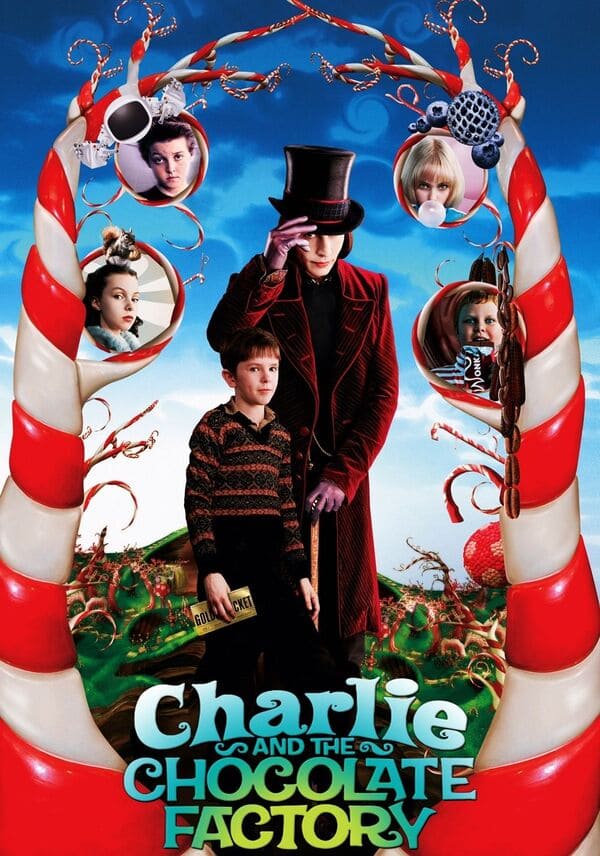 Poster phim Charlie and the Chocolate Factory (Nguồn: Internet)
