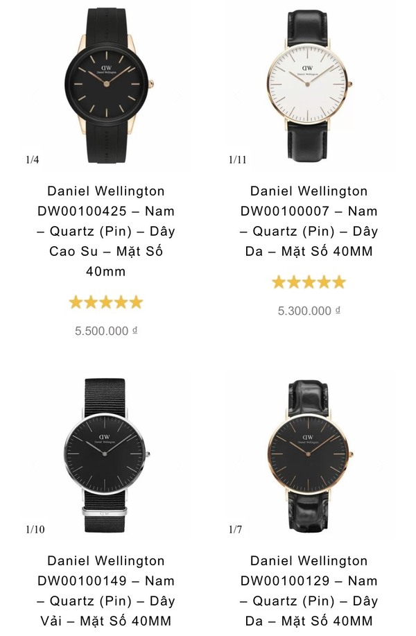 Mua bán 51+ đồng hồ Daniel Wellington (DW) nam nữ chính hãng giá rẻ Hà Nội  - page 5