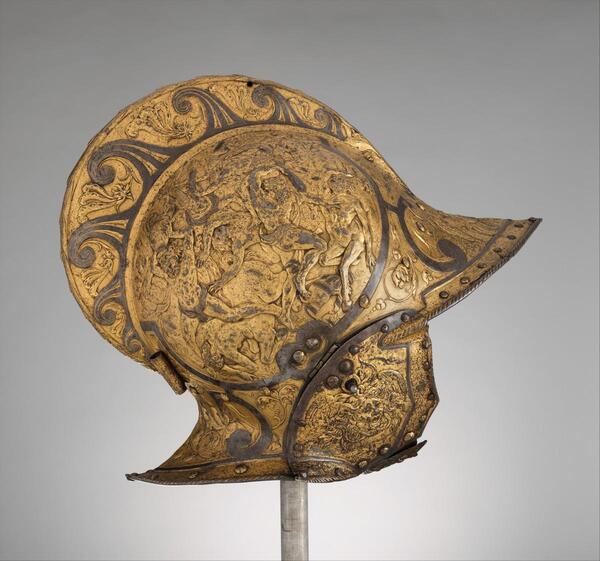 Mũ bảo hiểm thời Hy Lạp cổ đại