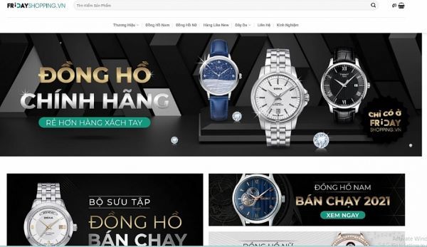 FridayShopping - Website bán đồng hồ giảm giá uy tín