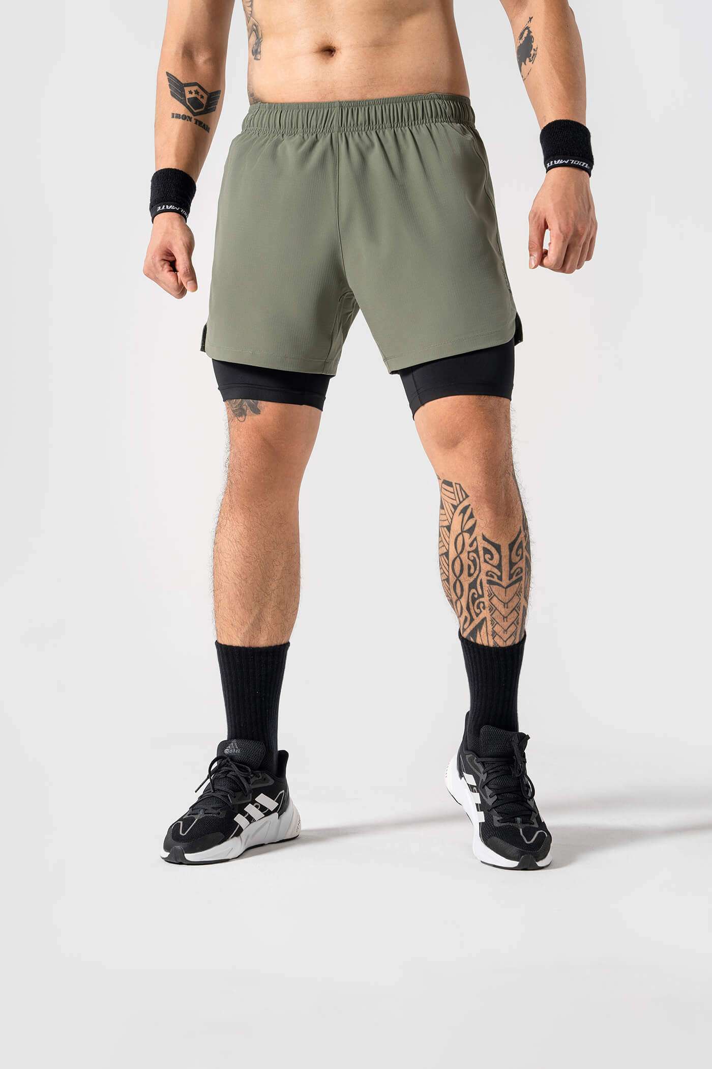 Quần Shorts Nam Gym Power 2 lớp